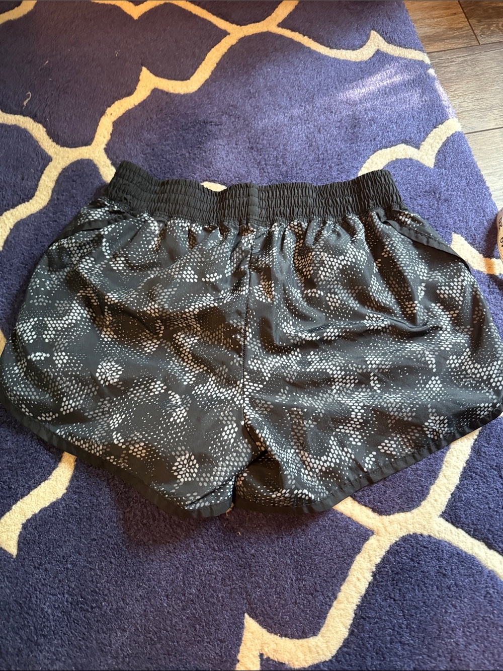 Champion Black Printed Athletic Running Shorts - Picture 7 of 7